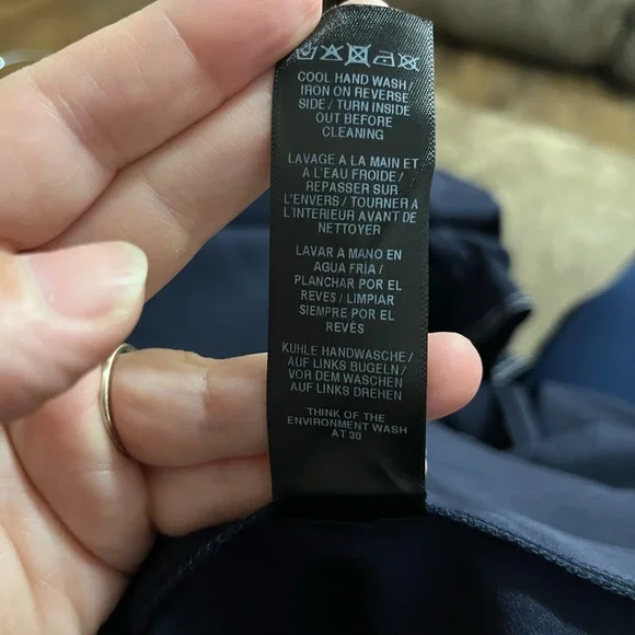 ASOS NWT Chic Navy Midi Dress with front Slit Size 10 - Picture 4 of 15